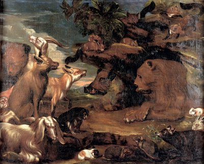 De dieren in de tuin van Eden door Jacob van der Kerckhoven